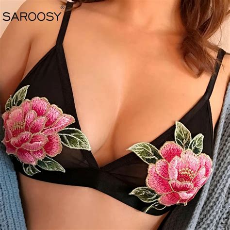 Buy Saroosy 2018 New Sexy Women Embroidery Floral Lace