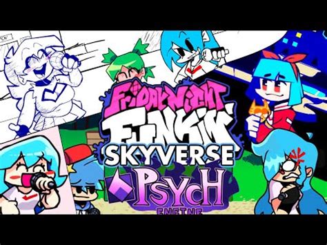 Friday Night Funkin Nusky Mod Skyverse Demo Port Psych Engine Pc