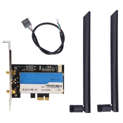 Fdit Carte R Seau Mbps Carte R Seau Sans Fil Pci E Adaptateur Wifi