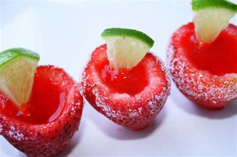 How To Make Strawberry Jello Shots In Fresh Strawberries Tailgating Ideas