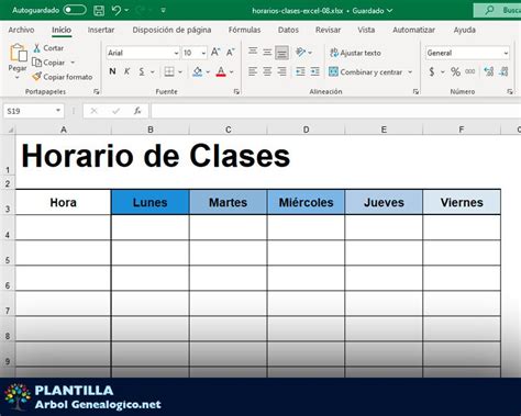 Horarios De Clases ️ Plantillas Gratis Editables 2024