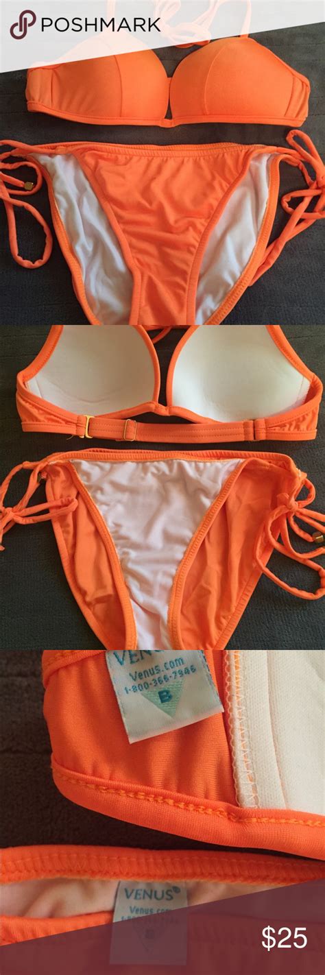 Venus Orange Bikini Set Orange Bikini Set Orange Bikini Bikinis