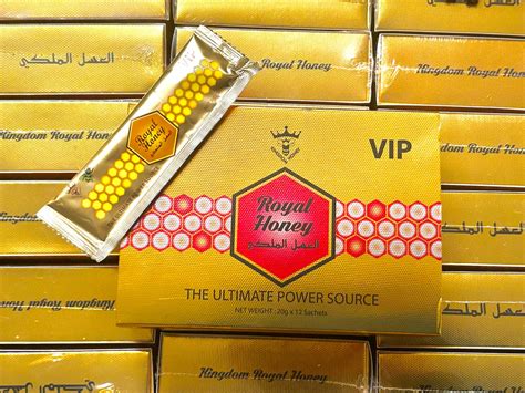 Original Vip Royal Honey For Men Gold 12 Packs X 20 Grams