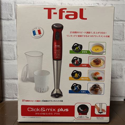 45％割引ホワイト系【超特価sale開催】 T Fal クリック＆ミックス プラス Hb865gjp （ルビーレッド） 調理器具 キッチン