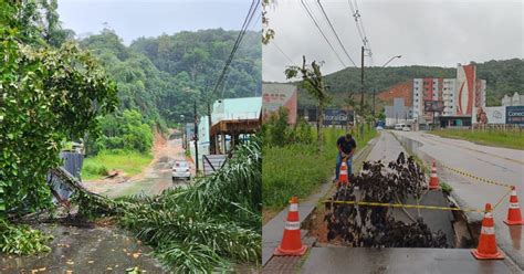 Chuva Em Brusque Defesa Civil Divulga N Mero De Ocorr Ncias Atendidas