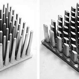 Examples Of Heat Sink Geometries Produced With Aluminium Mim Heat