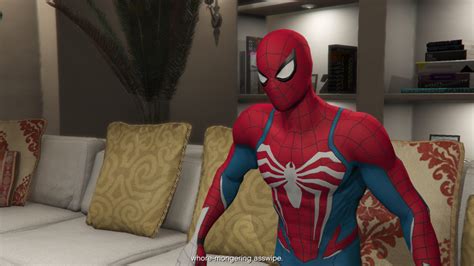 Marvel S Spider Man Advanced Suit Retexture Gta Mods Hot Sex Picture