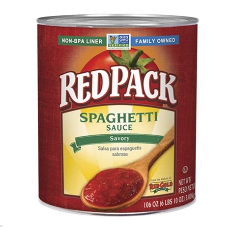 Redpack Spaghetti Sauce Tomatoes Gourmet Italian Food Store