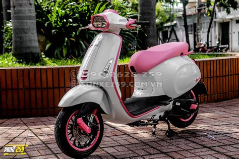 Vespa S N D N To N B Theo M U Tr Ng H Ng Pastel Sonxe Vn