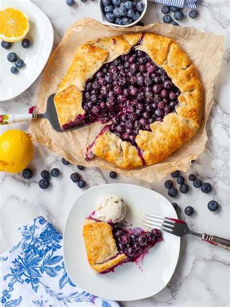 Easy Lemon Blueberry Galette Video Tatyanas Everyday Food