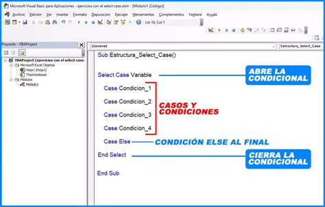 Curso De Vba Macros Excel Ejercicios Con La Instrucci N Select Case