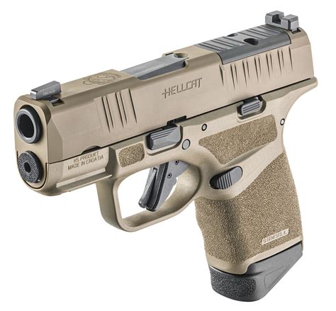 Springfield Armory Hellcat Osp 9mm Pistol Desert Fde With Night Sights