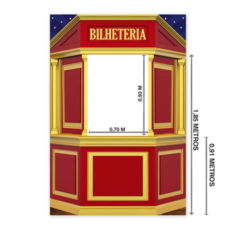 Painel Retangular Tecido Sublimado D Interativo Circo X Frt