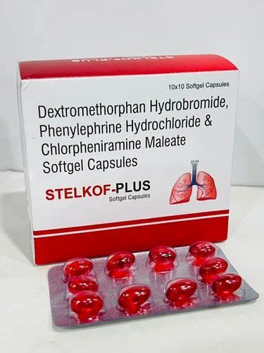 Dextromethorphan Hydrobromidephenylephrine Hydrochlorideand Chlorpheniramine Maleate Softgel