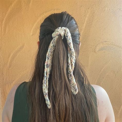 Crochet Hair Tie - Etsy