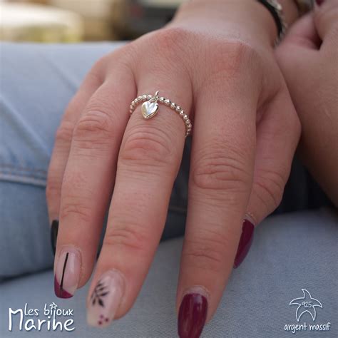 Bague Pampille Argent Les Bijoux Marine