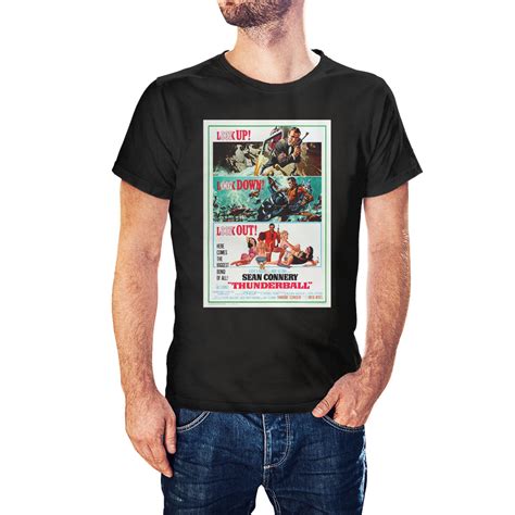 James Bond Thunderball Movie Poster T-Shirt | Postees