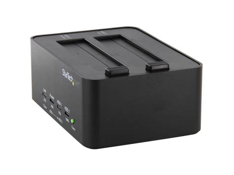 StarTech SATDOCK2REU3 USB 3 0 SATA Hard Drive Duplicator Eraser