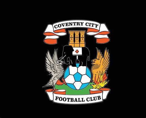 Coventry City Club Symbol Logo Premier League Football Abstract Design Vector Illustration With ...