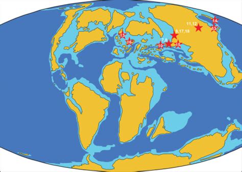 Early Cretaceous Map