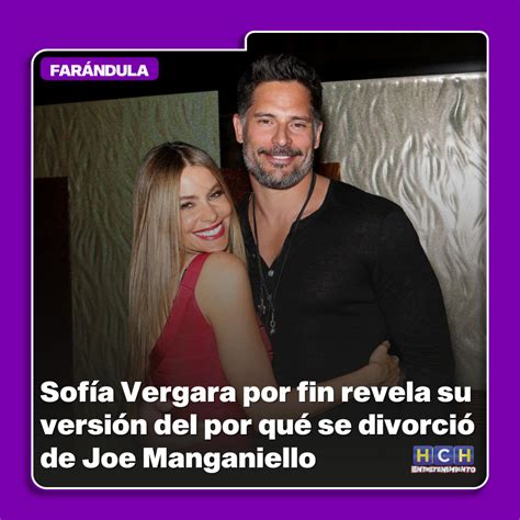 Sofía Vergara por fin revela su versión del por qué se divorció de Joe