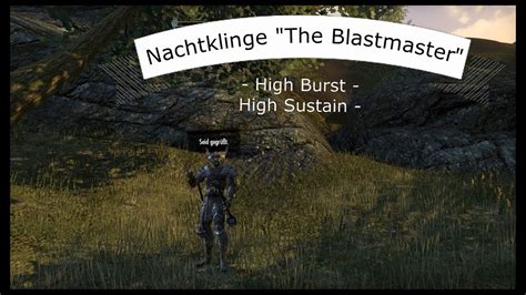 BUILD GERMAN ESO Nachtklinge The Blastmaster PvP Dueling Build