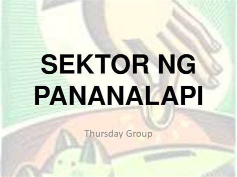 Sektor Ng Pananalapi