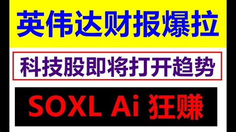 美股NVDA财报指引超预期暴涨SOXLAi狂赚科技股即将打开大趋势继续盯死SOXLNVDA AI SOXL PANW QQQ