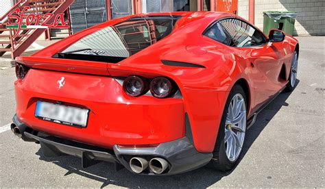 Ferrari 812 Carbon Rear Exhaust Surround Fairings