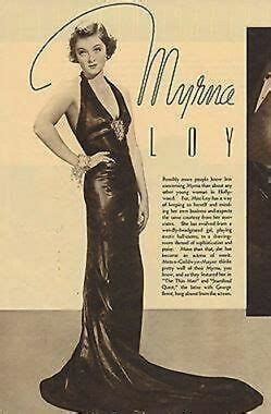 Pin Von Bevirg Auf Myrna Loy