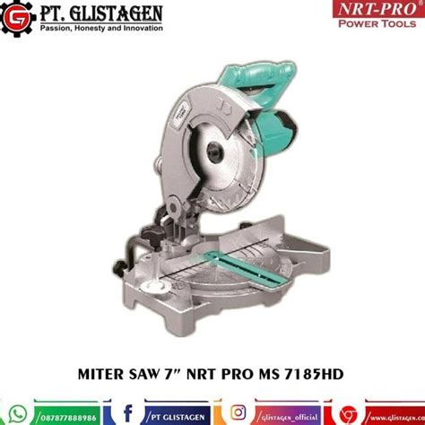 Jual Mesin Gergaji Potong Aluminium Mitre Saw 7 NRT PRO MS 7185 HD