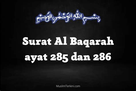 Bacaan Surat Al Baqarah Ayat Latin Arab Dan Artinya Sami Na Wa