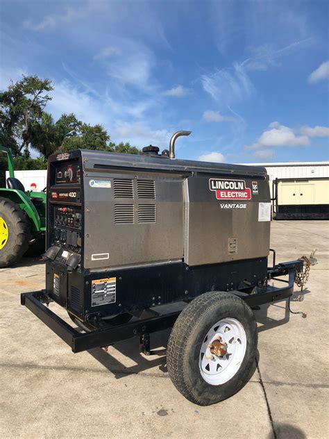 Lincoln Electric Vantage 400 Welder Trailer Mounted Diesel Runs