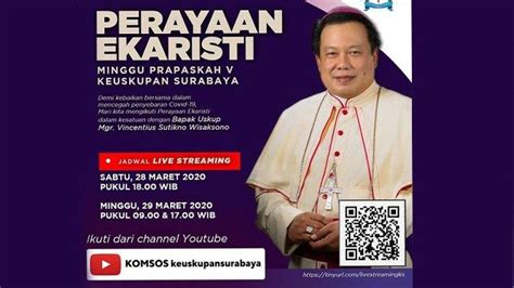 Link Live Streaming Misa Ekaristi Di Gereja Keuskupan Surabaya