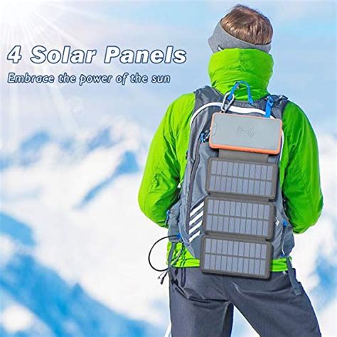 Hiluckey 25000mAh Solar Power Bank Review Solar Panel America