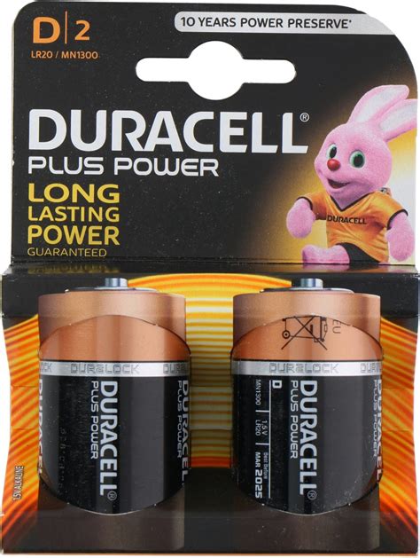 Duracell Mn1300 Single Use Battery D Alkaline 15 V