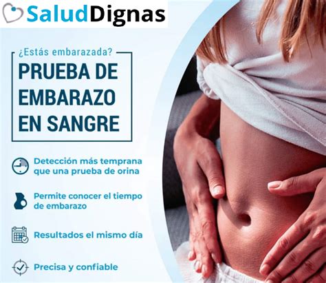 Salud Digna Prueba De Embarazo De Sangre Precios Laboratorios