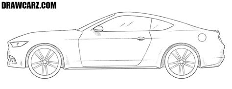 How to Draw a Ford Mustang