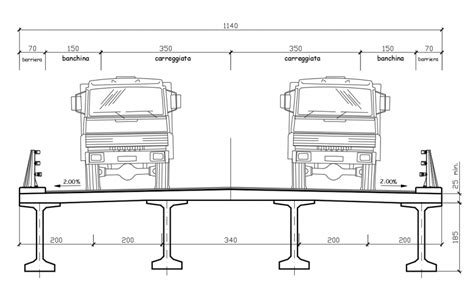 Reinforced Concrete Bridge Constructive Sectional Details Dwg File