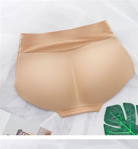 Lady Middle Waist Sexy Padding Panties Bum Padded Butt Lifter Enhancer Hip Push Up Panties