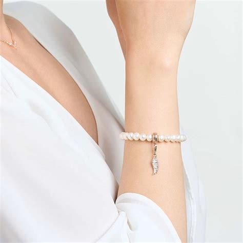 Charm Perlenarmband Roségold Thomas Sabo Schneller Versand