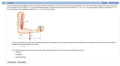 Solved 5 12 Points My Notes Ask Your Teacher You Hold A Chegg