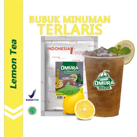 Promo Bubuk Minuman Rasa Lemon Tea 1 KG Omura Blend Jakarta Barat