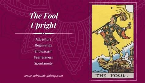 The Fool Tarot Card Meaning Upright Reversed Spiritual Galaxy