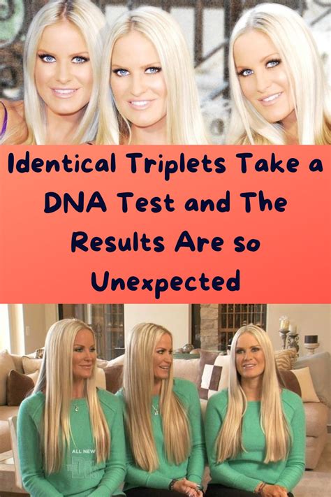 Identical Triplets Take A Dna Test And The Results Are So U Artofit