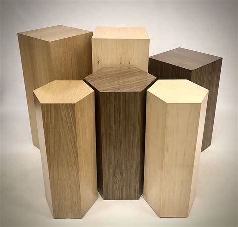 Wood Plinths Plinths Wood Veneer Wood