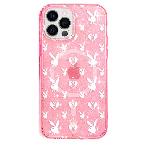 Playboy Pink Bunny Glitter Iphone Case