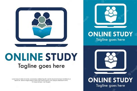 Premium Vector Online Study Logo Template Illustrationsuitable For