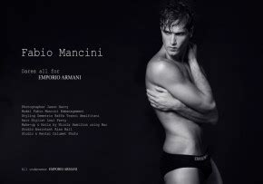 Fabio Mancini Dares All For Emporio Armani Underwear