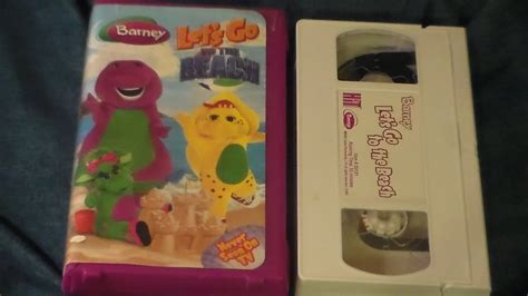 Barney Let Go To The Beach VHS